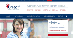 Desktop Screenshot of creacif.fr